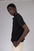 Linear Knit polo