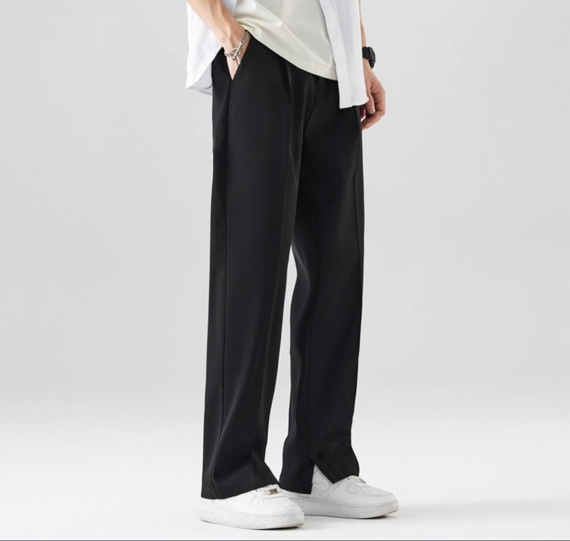 Drape-Slit Pants